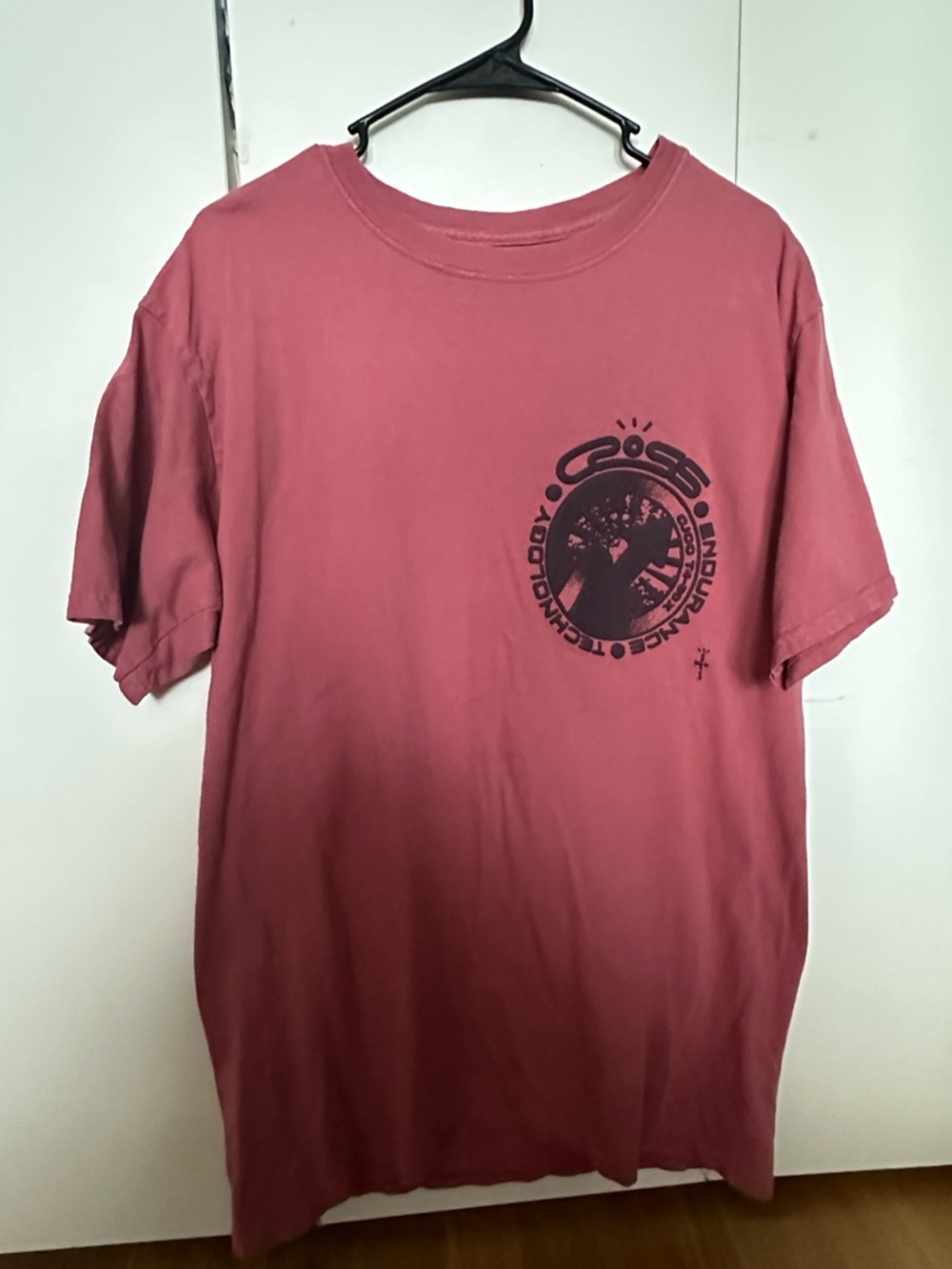 Cactus Jack by Travis Scott Cross Tech Tee II 'Washed Pink'